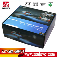 SKYARTEC espía 2014 Newly MNH04 7CH 2.4G WASP AUTO CP una tecla cambio de vuelo invertido helicóptero rc 6ch titán 450 pro rtf